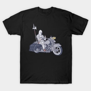 Biker Gang - Motorbike Knight - Chivalry Chopper T-Shirt